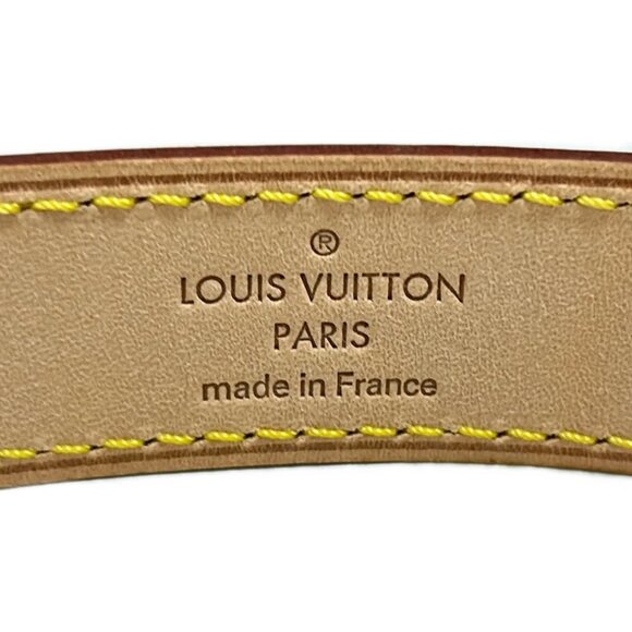 LOUIS VUITTON Denim VVN  Natural Cowhide Leather 17 Shoulder Strap 246-090225 - Picture 4 of 4